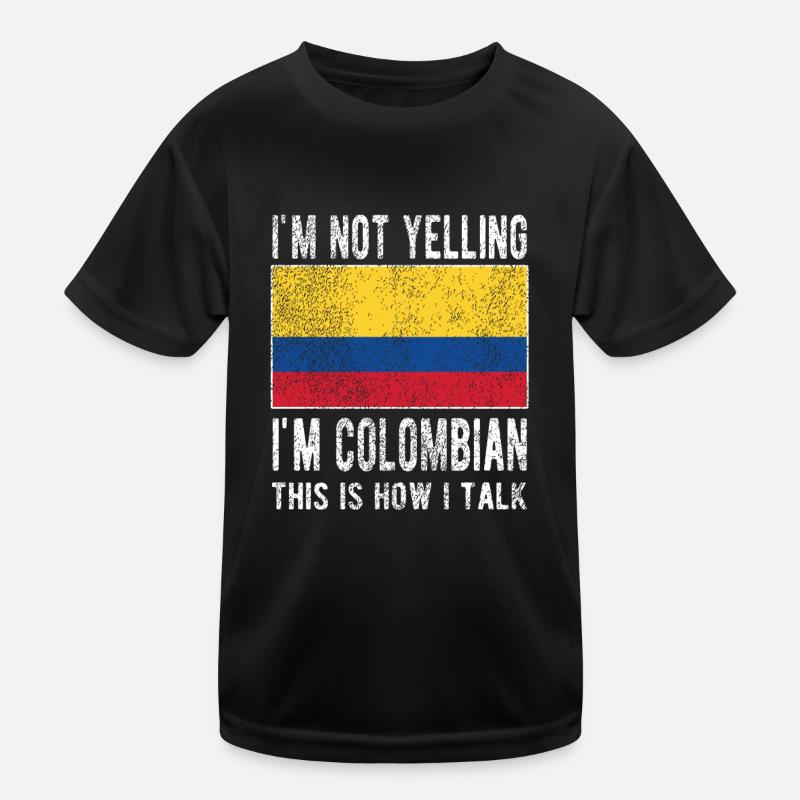 Colombie Colombie Drapeau colombien T-shirt sport Enfant