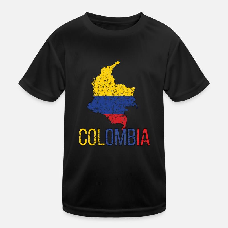 Colombie Colombie Drapeau colombien T-shirt sport Enfant