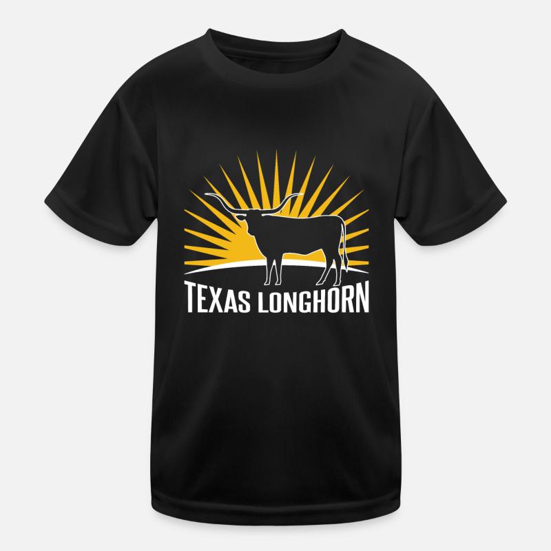 Rancher Cattle Rancher - Texas Longhorn T-shirt sport Enfant