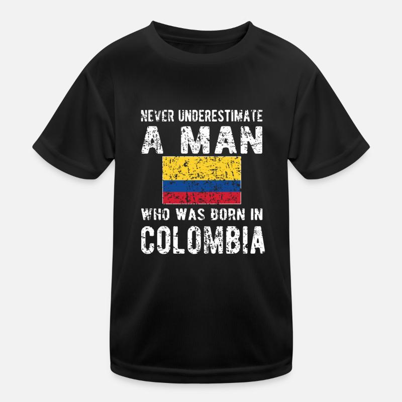 Colombie Colombie Drapeau colombien T-shirt sport Enfant
