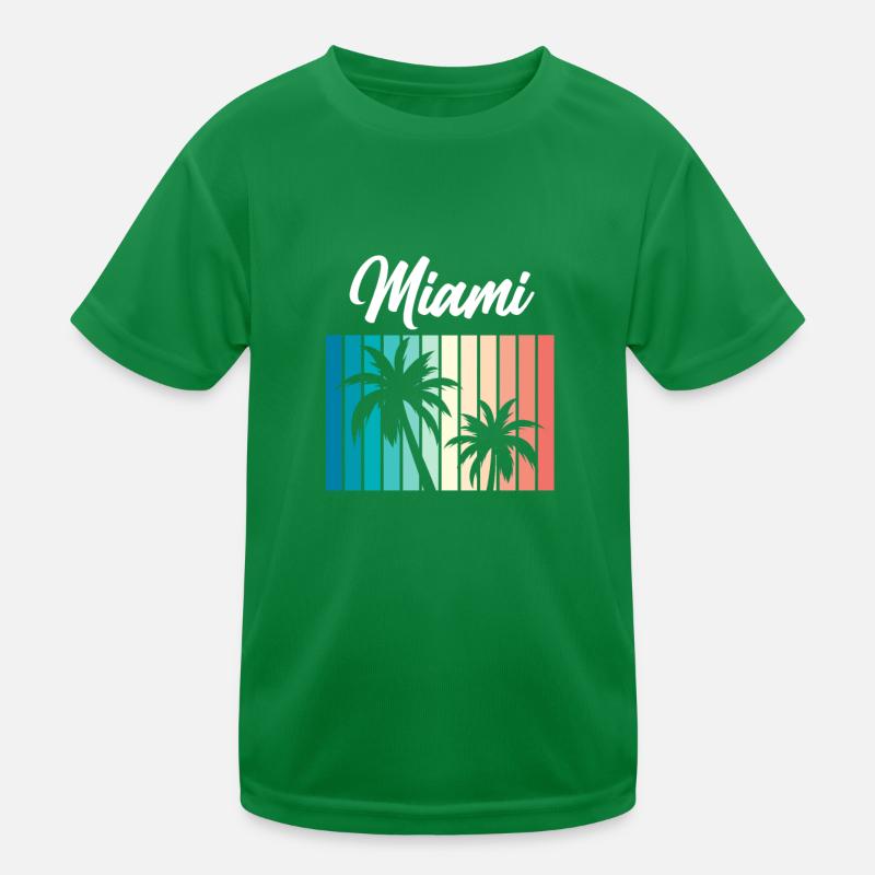 Miami Kinder Funktions-T-Shirt