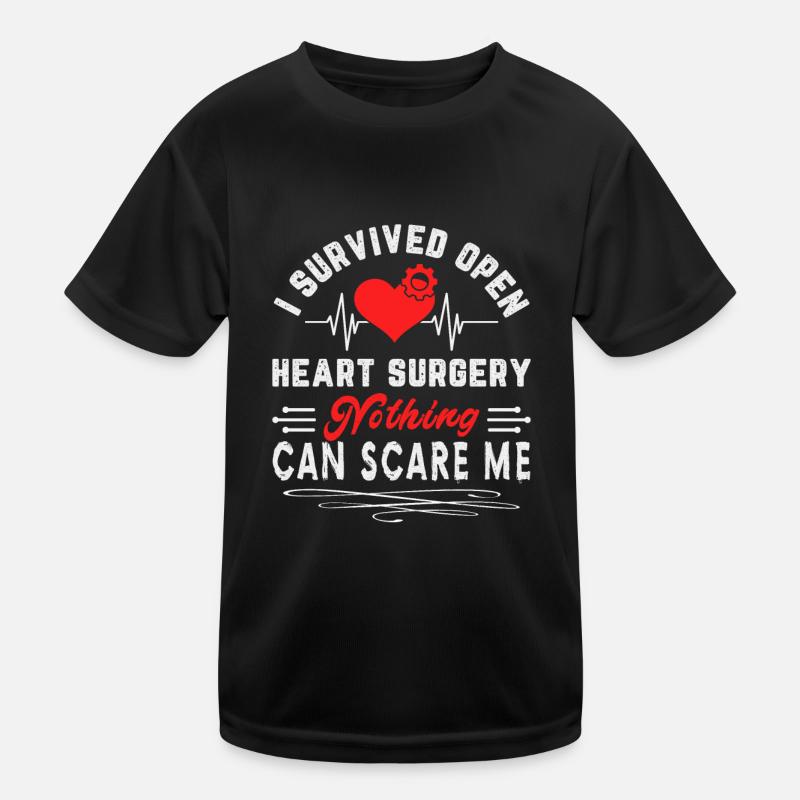 Open Heart Surgery Heart Surgery Survivor Gift Kinder Funktions-T-Shirt