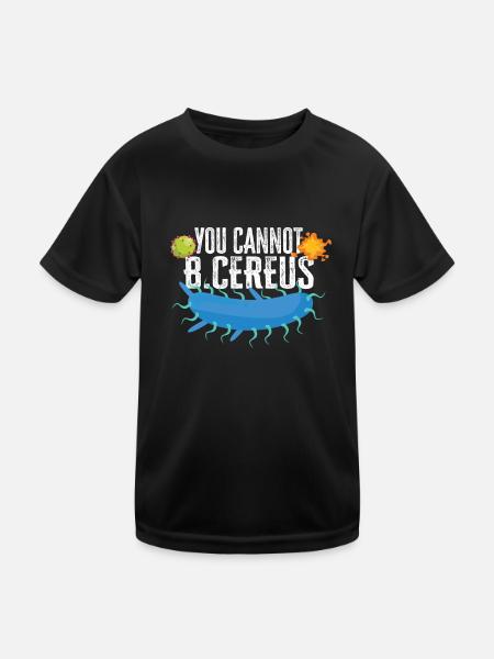 Microbiologist Microbiology Lab Staph Biology - Kinder Funktions-T-Shirt - Schwarz - Vorne