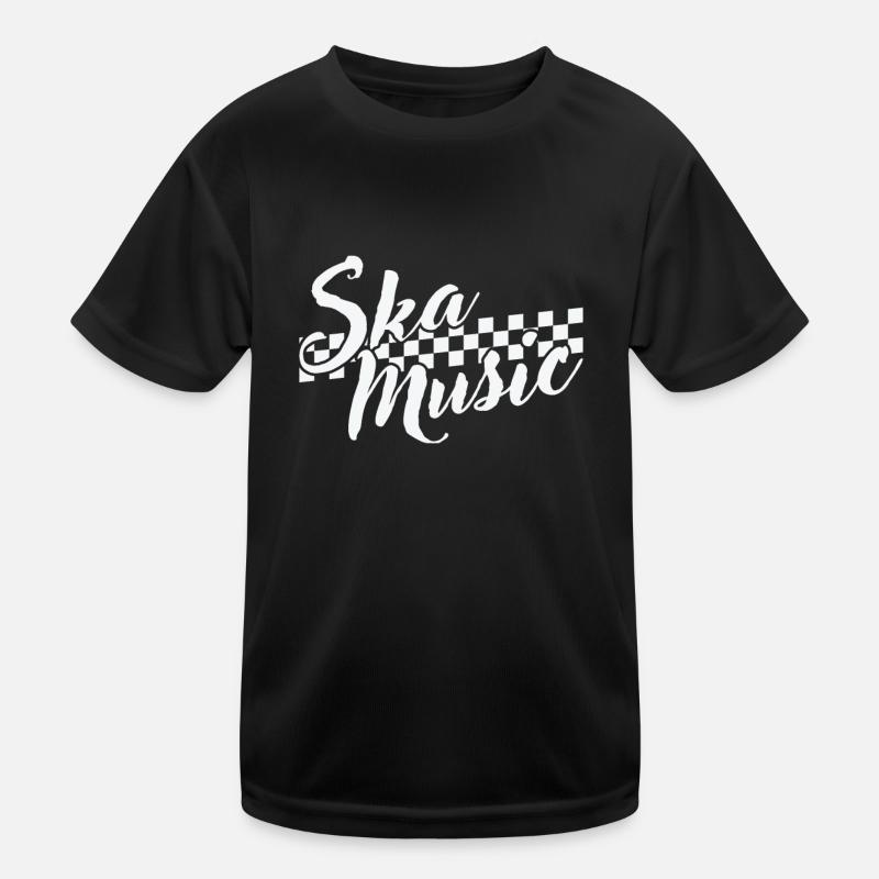 Ska Music Swing Jazz Music Style Kids Functional T-Shirt