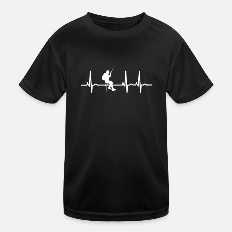 Caving Spelunking Potholing Kids Functional T-Shirt