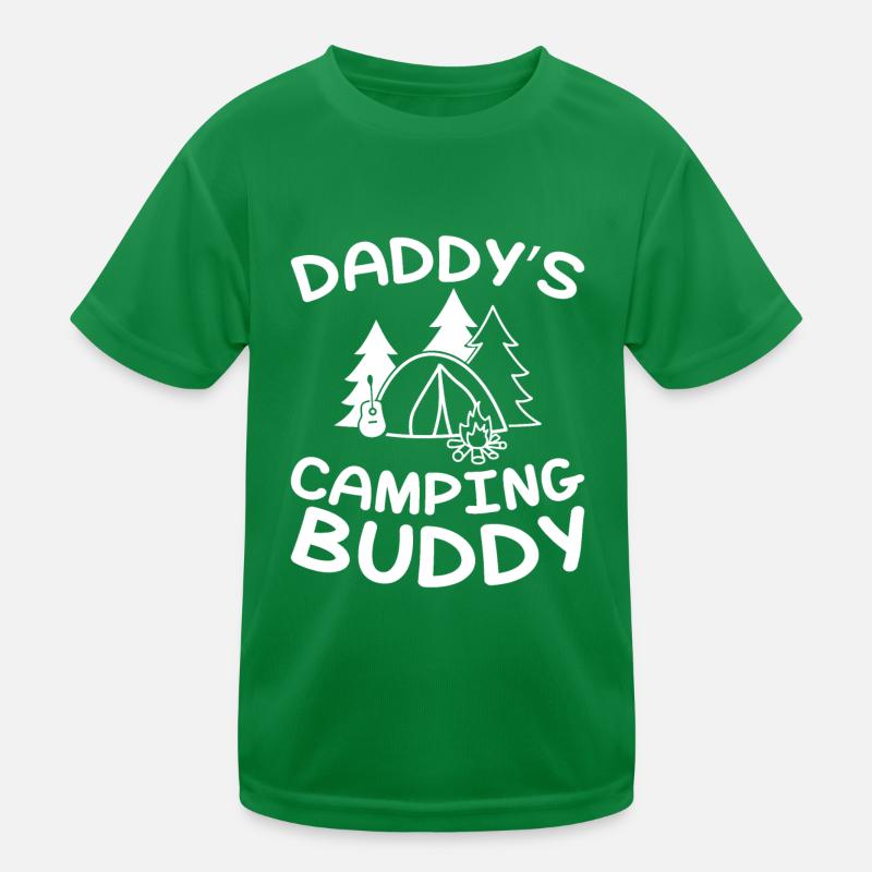 Daddy’s Camping Buddy - Campeur pour enfants T-shirt sport Enfant