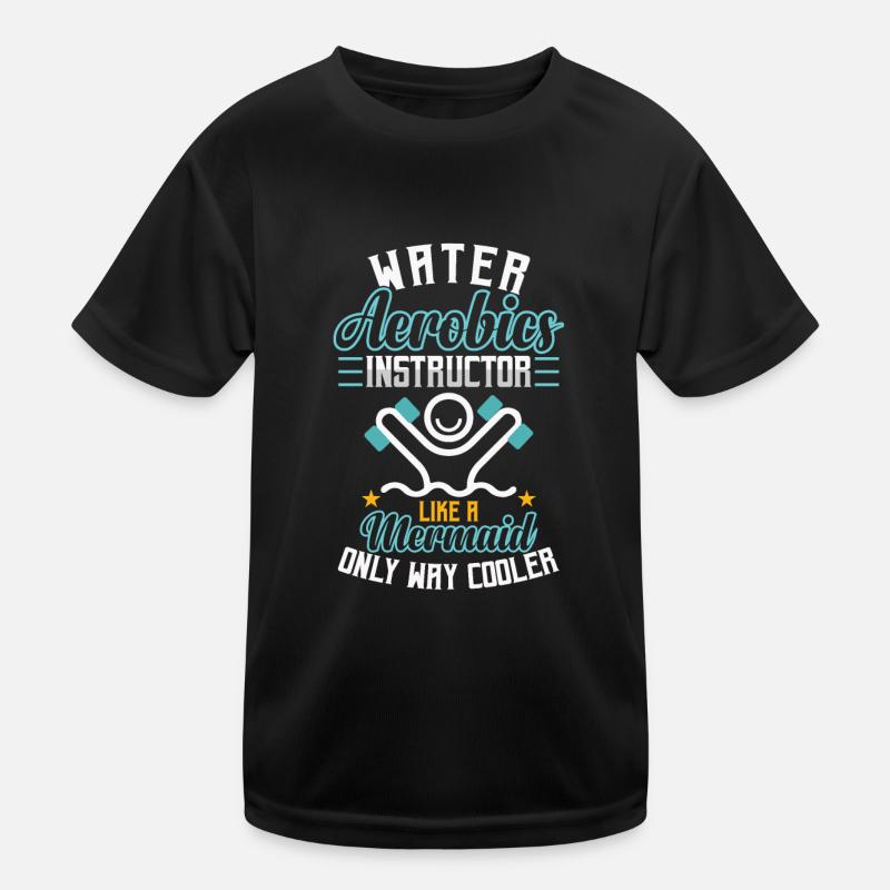 Instructeur d’aquagym Instructeur d’entraînement de piscine T-shirt sport Enfant