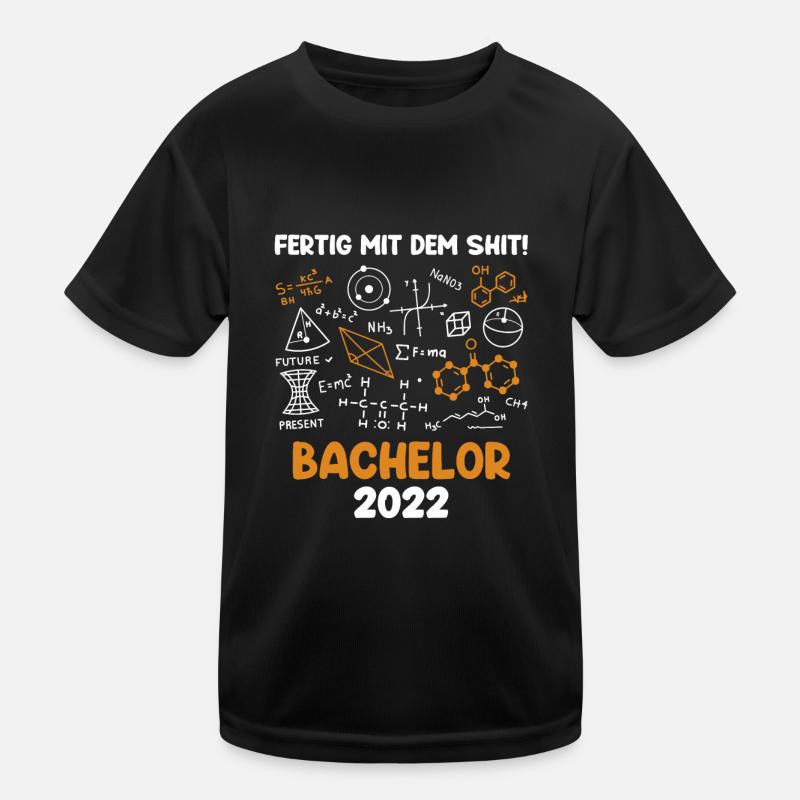 Bachelor Abschluss 2022 geschafft Bachelor Kinder Funktions-T-Shirt