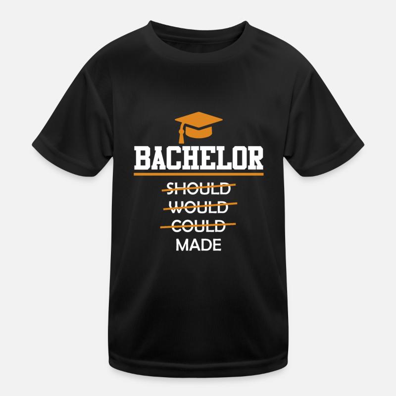 Baccalauréat terminé! Célibataire T-shirt sport Enfant