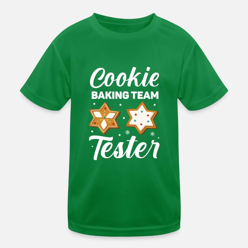 Cookie Baking Team Tester - Weihnachten Backen Kinder Funktions-T-Shirt