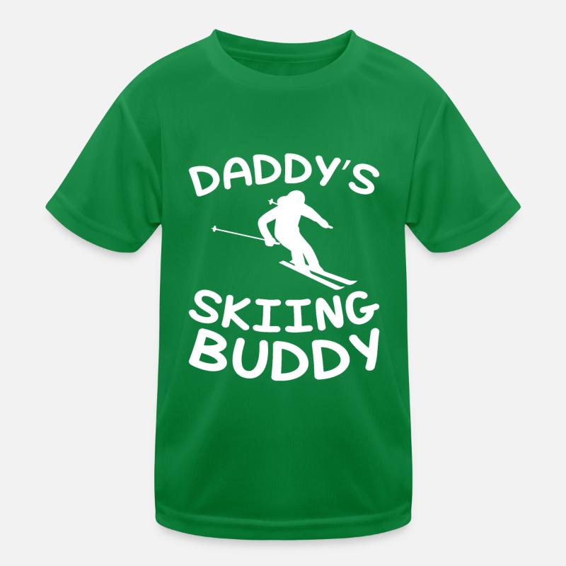 Daddy's Ski-Buddy - Kinder Skifahrer Kinder Funktions-T-Shirt