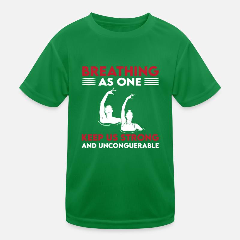 Synchronized Swimming Gift Kids Functional T-Shirt