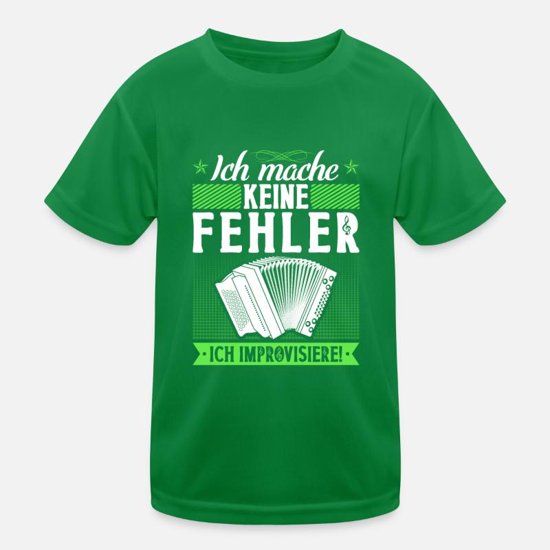Ich Mache Keine Fehler, Steirische Harmonika Kinder Funktions-T-Shirt