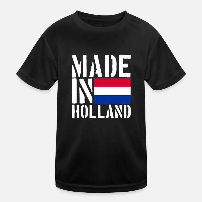 Holland Holländer Lustiger Spruch Kinder Funktions-T-Shirt