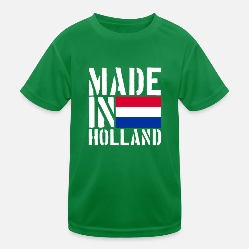 Holland Holländer Lustiger Spruch Kinder Funktions-T-Shirt