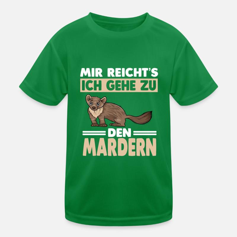 Marder Kinder Funktions-T-Shirt
