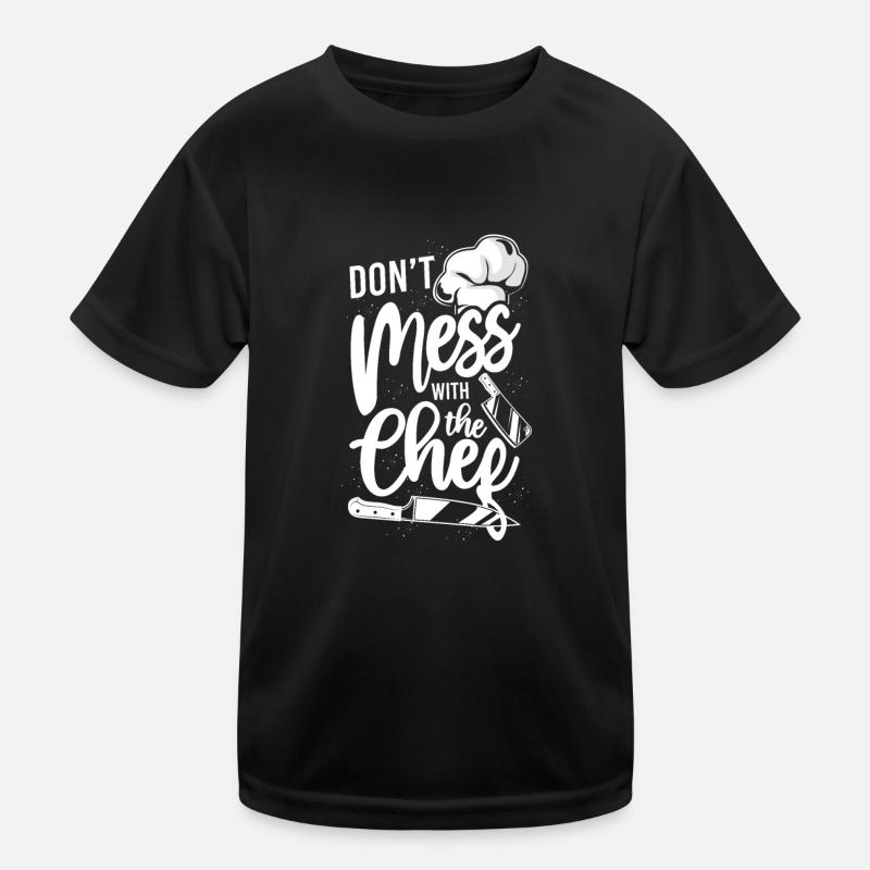 Cooking Cook Kitchen Chef Don'T Kids Functional T-Shirt