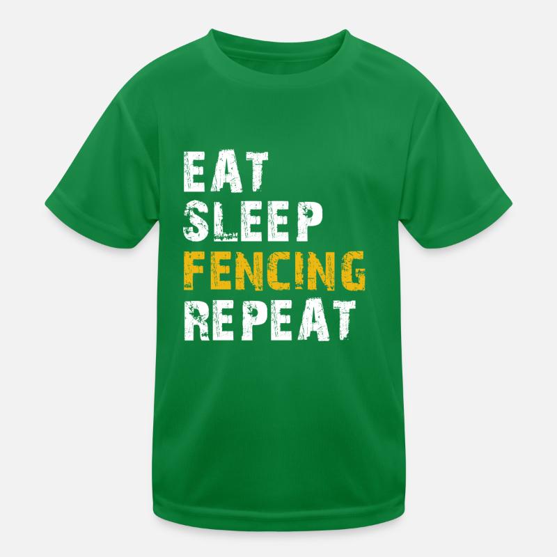 manger du sommeil Clôture T-shirt sport Enfant