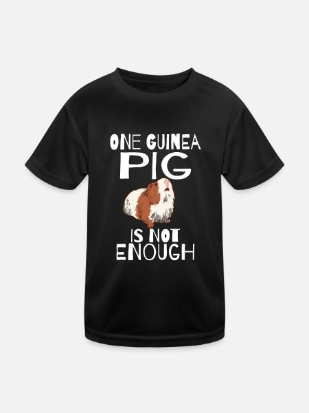 Idée cadeau de pomme de terre à fourrure pour les amateurs de cochon d’Inde - T-shirt sport Enfant - noir - Devant