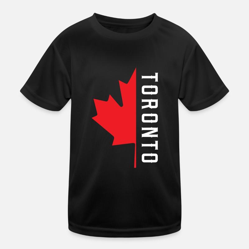 Toronto Canada shamrock Kids Functional T-Shirt