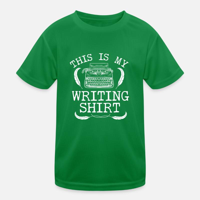 Writing Typewriter Novel Writer & Kids Functional T-Shirt
