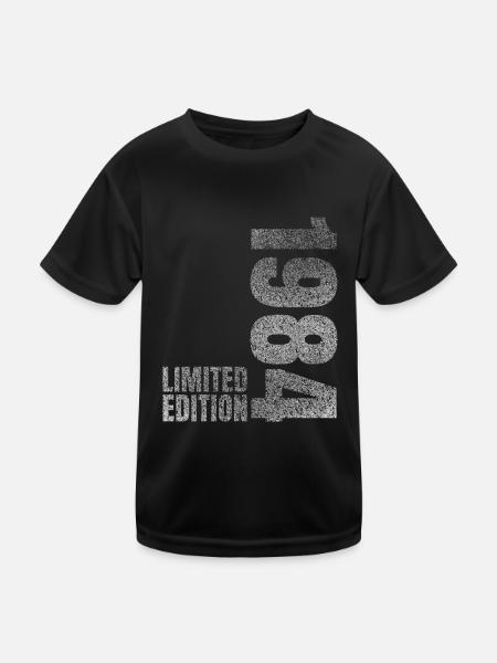 Cadeau en édition limitée 1984 - T-shirt sport Enfant - noir - Devant