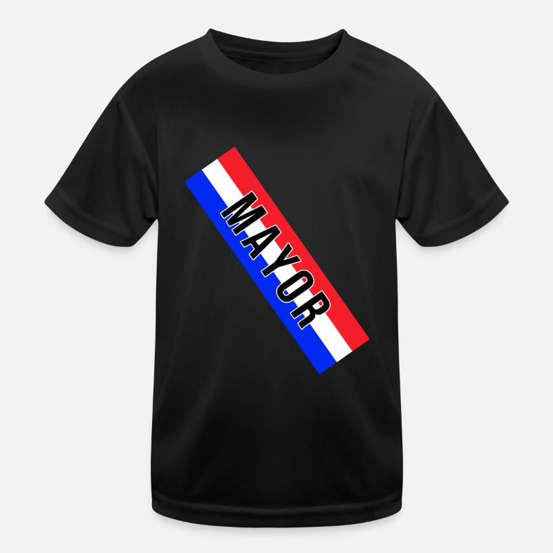 Costume d’écharpe du maire - Maire T-shirt sport Enfant