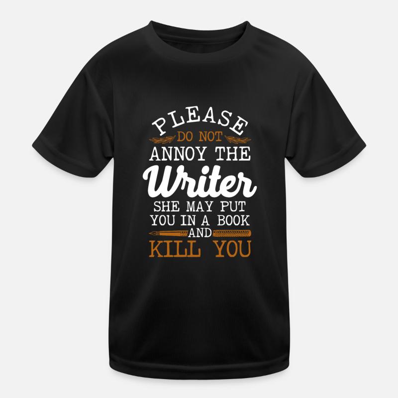 Writing Novel Writer & Published Kinder Funktions-T-Shirt