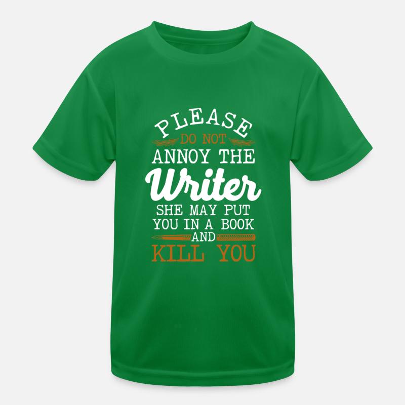 Writing Novel Writer & Published Kinder Funktions-T-Shirt