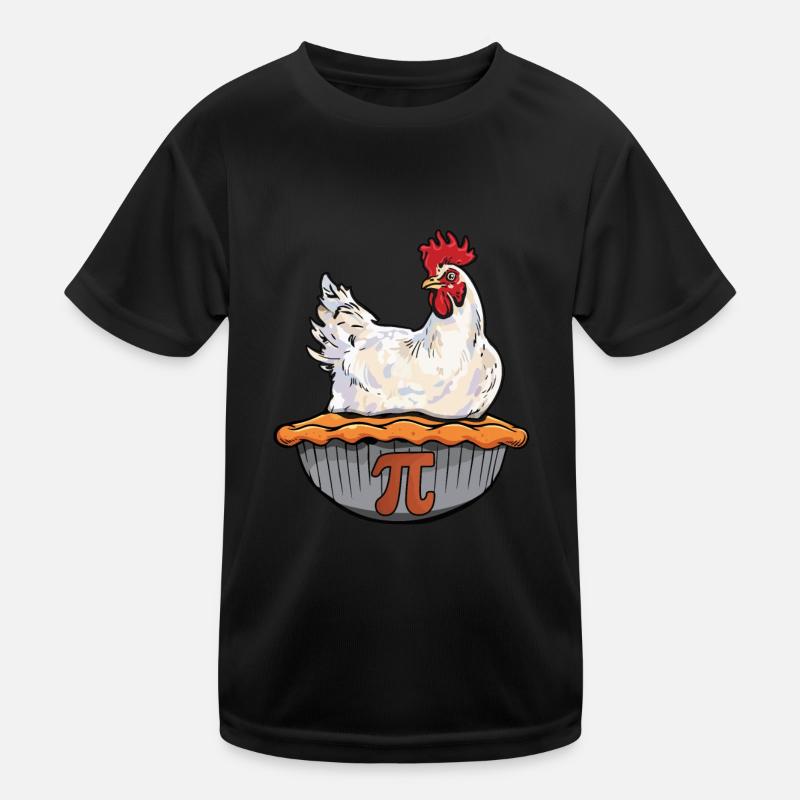 Funny Chicken Pie Math Geek Math Nerd Pi Day Kinder Funktions-T-Shirt