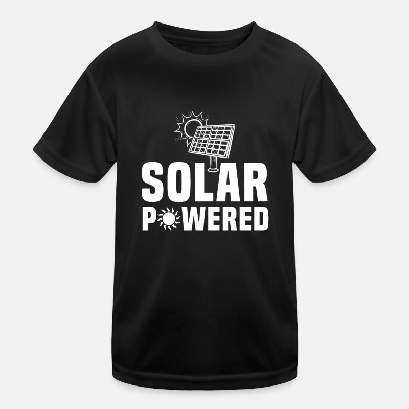 Solar Betrieben Kinder Funktions-T-Shirt