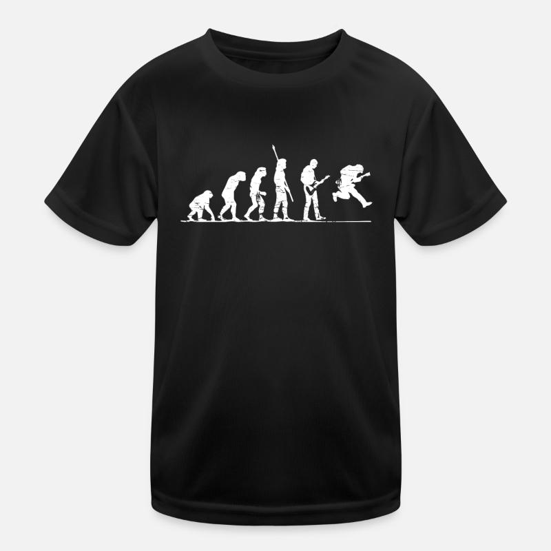 Guitariste Evolution, guitariste T-shirt sport Enfant