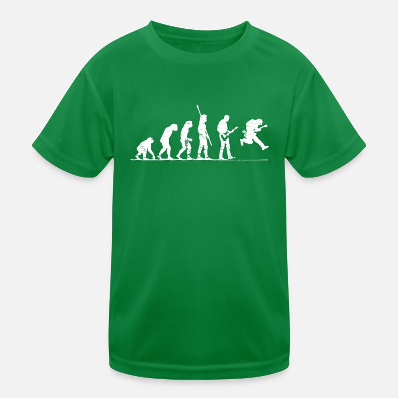 Guitariste Evolution, guitariste T-shirt sport Enfant