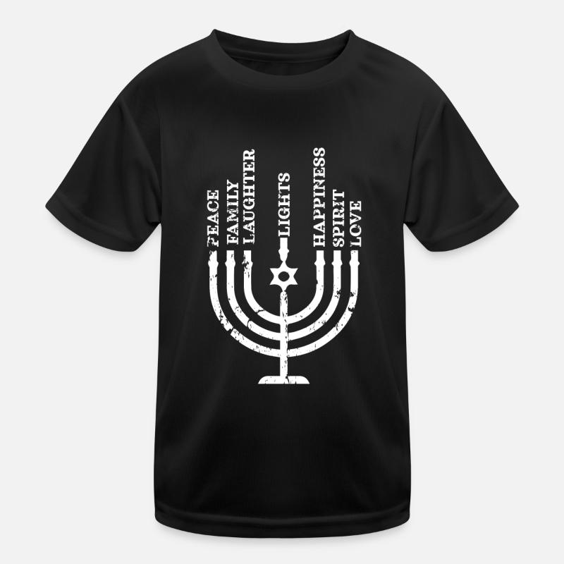 Hanoukka, Hanoukka, La famille lumière juive T-shirt sport Enfant