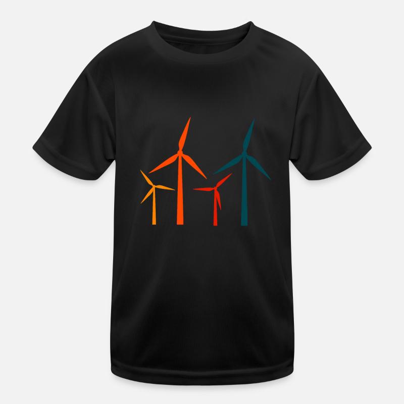 Énergie éolienne T-shirt sport Enfant