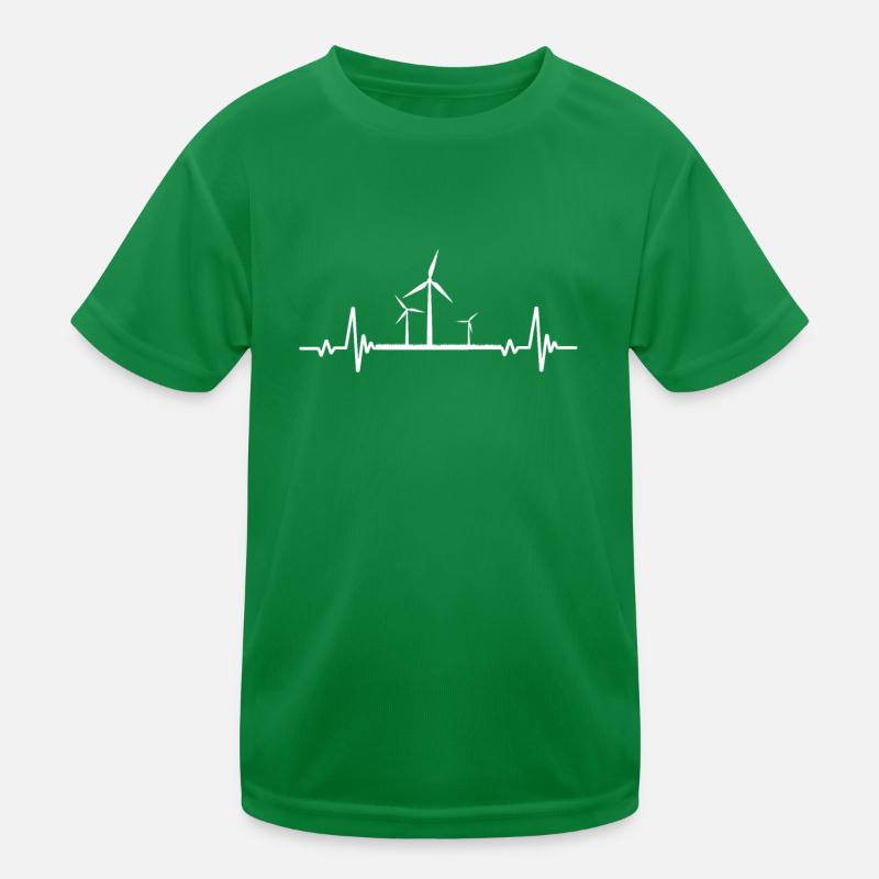 Cadeau d’éolienne T-shirt sport Enfant