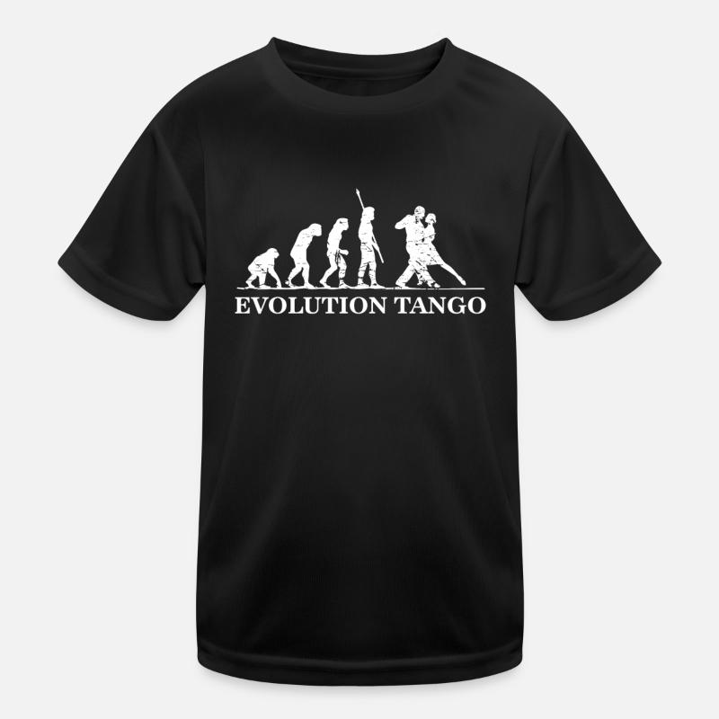 Evolution Von Tango, Tango Tänzerin Kinder Funktions-T-Shirt