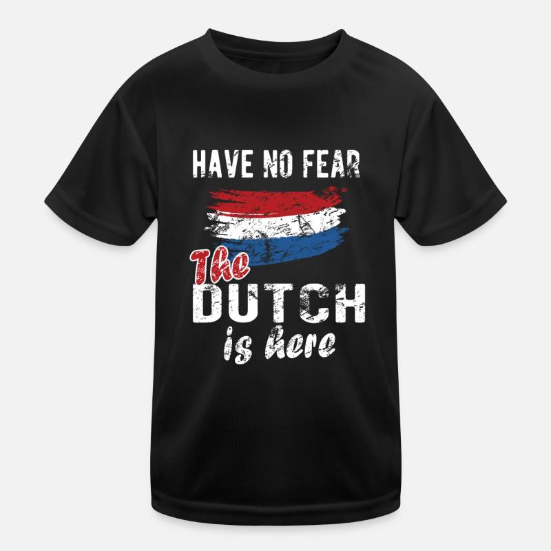 Dutch Netherlands Dutch flag Kids Functional T-Shirt
