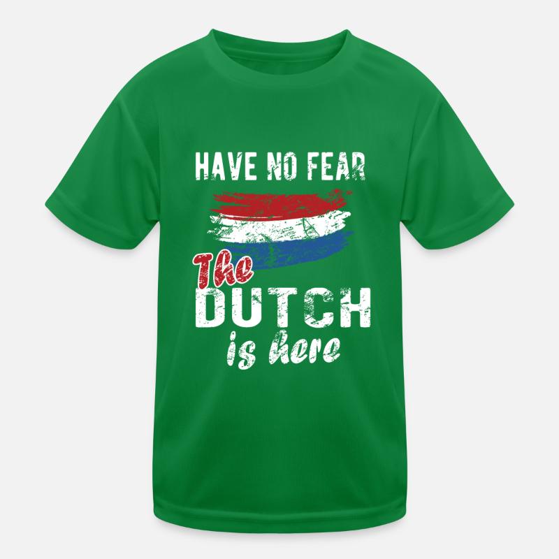 Dutch Netherlands Dutch flag Kids Functional T-Shirt