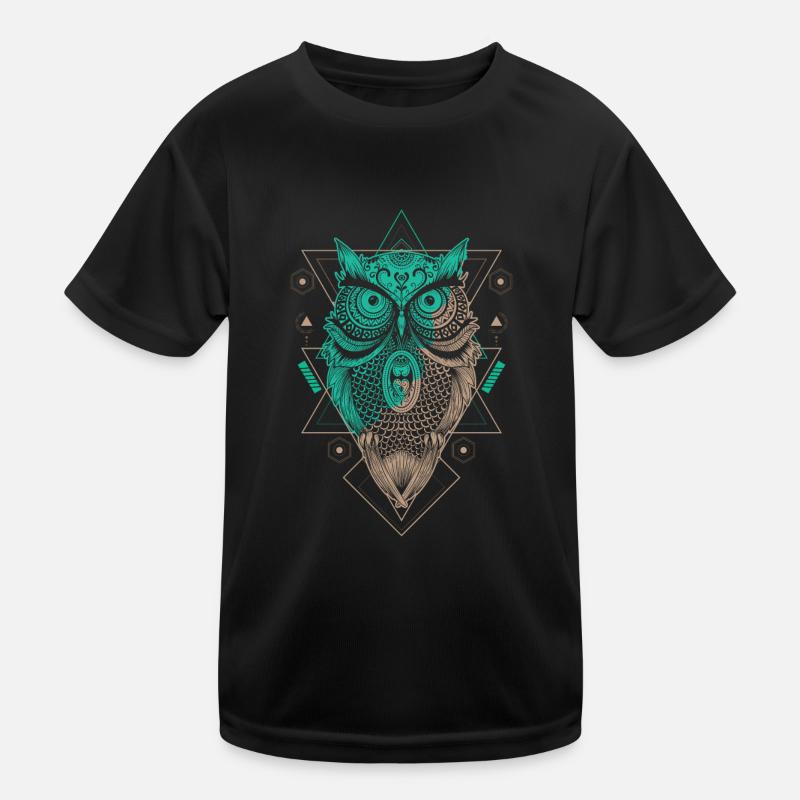 Eule Eulen Fan Lieblingstier Eule Kinder Funktions-T-Shirt
