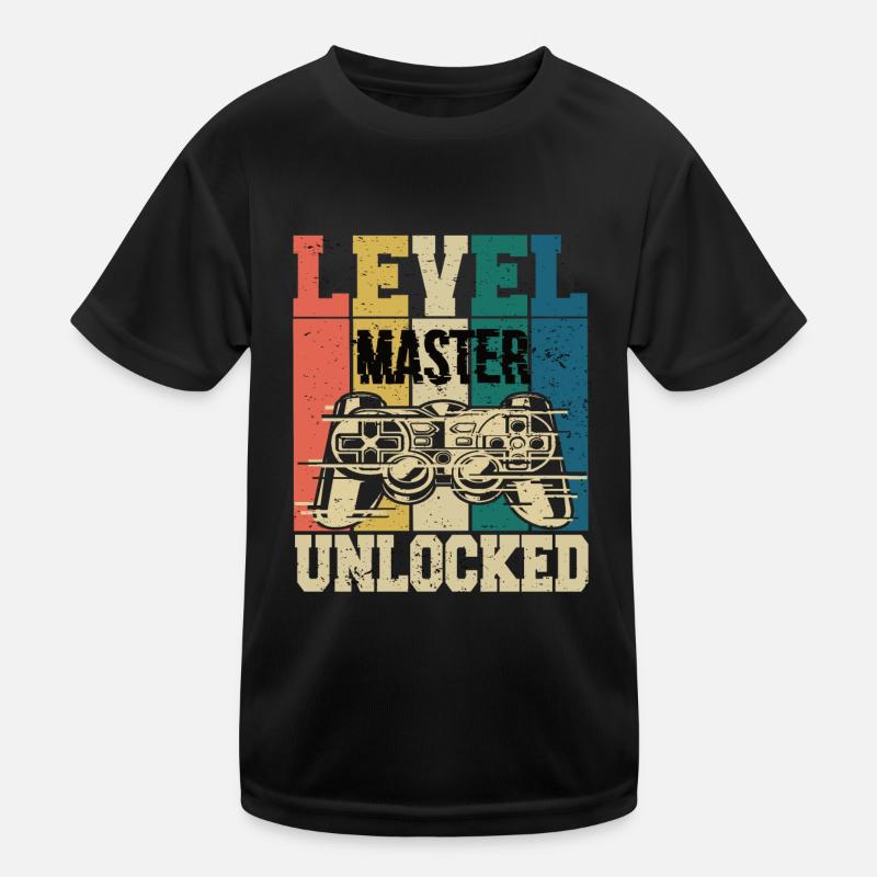 Level Master Unlocked Kids Functional T-Shirt