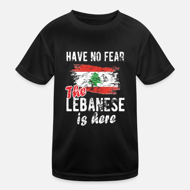 Fier liban liban libanais drapeau libanais T-shirt sport Enfant