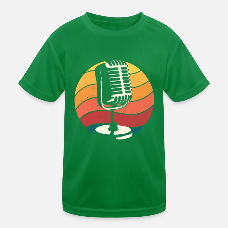 Microphone, Comédien, Comédie stand-up T-shirt sport Enfant