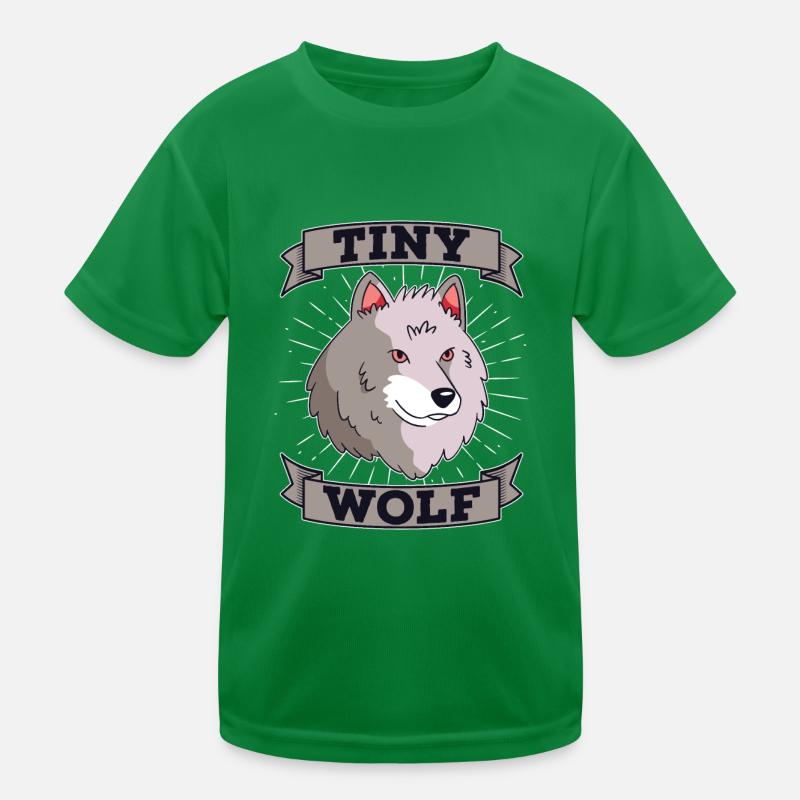 Wolf Kinder Funktions-T-Shirt