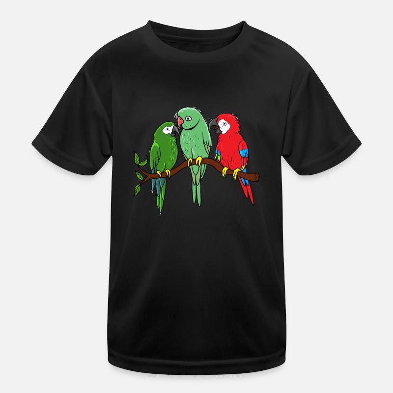 Papagei Kinder Funktions-T-Shirt