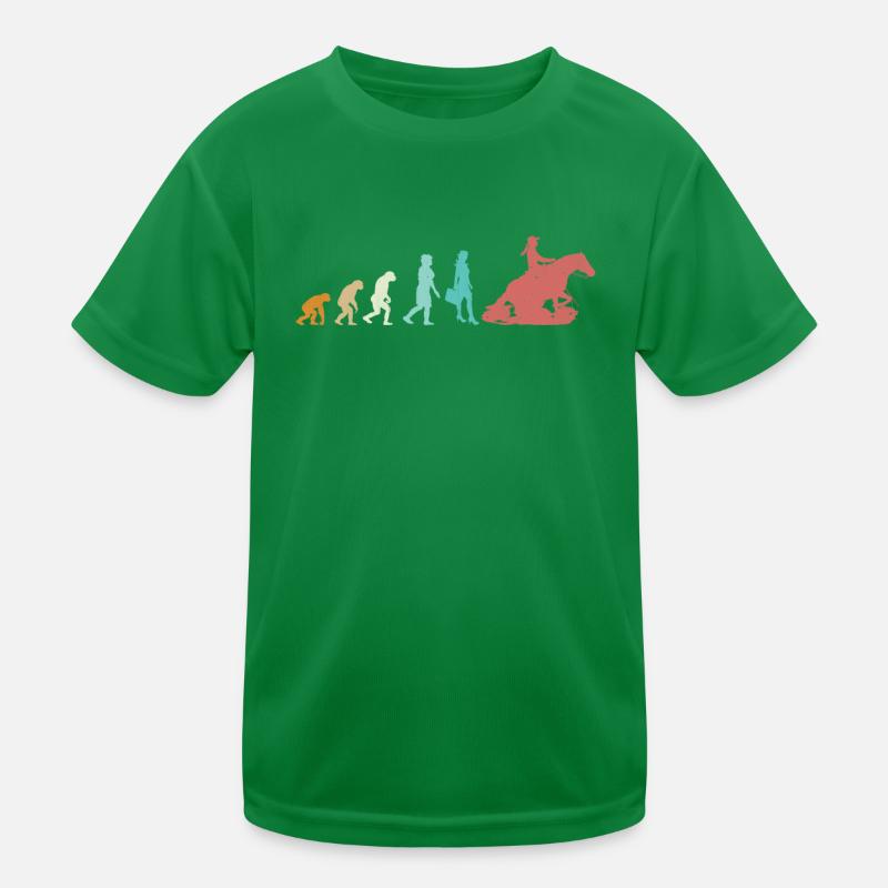 Evolution Sliding Stop | Western Riding Kids Functional T-Shirt
