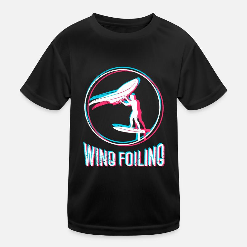 Wing Foiling Wing Surf Wing Foiler Kids Functional T-Shirt