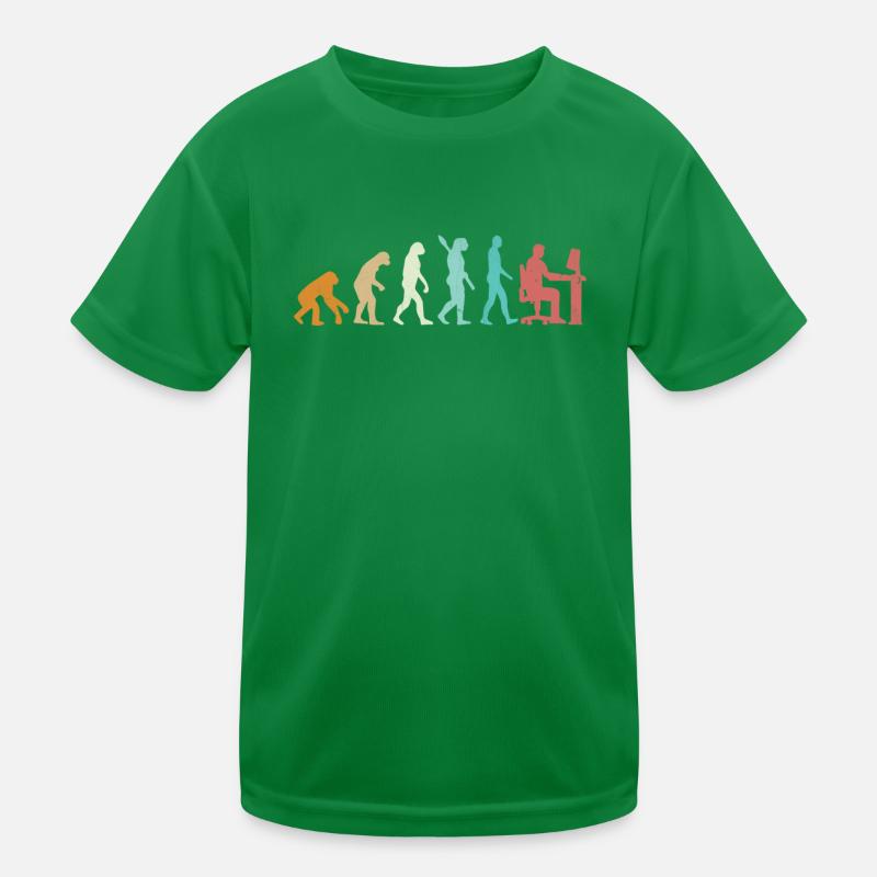 Evolution Programmer Coder Gamer Developer Geek Kinder Funktions-T-Shirt