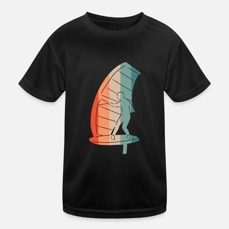 Wing Surf Wing Foil Kids Functional T-Shirt