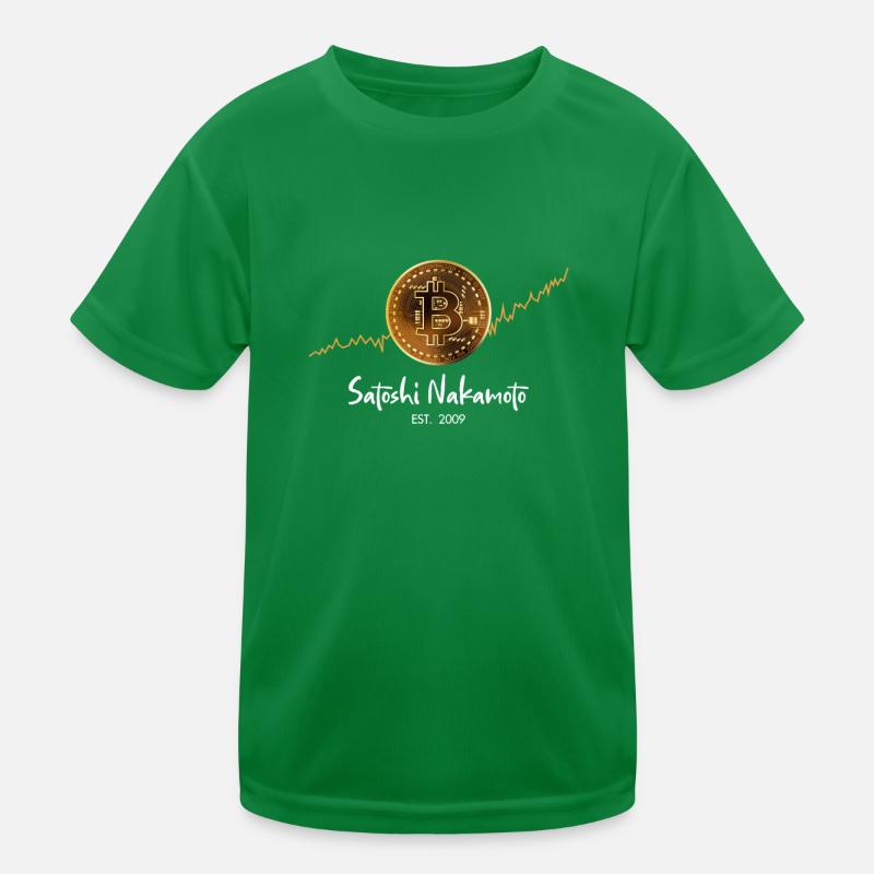 Satoshi Nakamoto Bitcoin Kinder Funktions-T-Shirt